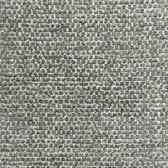 Porada Tammy fabric sample, gray-green woven textile, dense irregular weave with heathered off-white threads and matte finish.