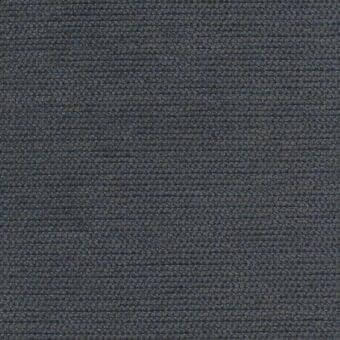 Woven fabric texture, charcoal gray and blue, heathered linear pattern with silver threads, dense nubby weave, neutral gray background.
