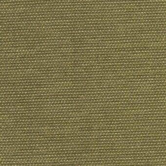 Porada Armam L1569 fabric sample, muted olive green woven textile, dense grid pattern, matte finish, neutral studio backdrop.