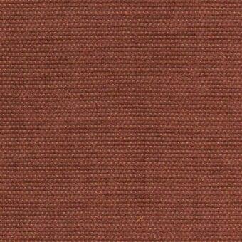 Terracotta woven fabric texture with a linear pattern, displaying vertical fibers and subtle tonal variations, matte finish.