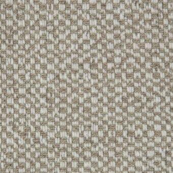 Ikat L1575 fabric sample, beige and taupe woven texture, irregular geometric pattern, matte finish, Porada fabrics collection.