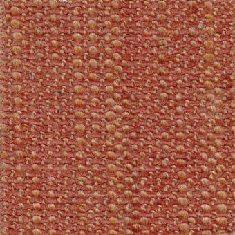 Madras fabric texture, reddish-brown with raised circular nodules, horizontal weave, matte finish, Porada fabrics collection sample.