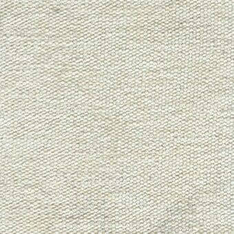 Moran fabric texture, creamy off-white looped pile, diagonal weave, matte finish, Porada fabrics collection detail.