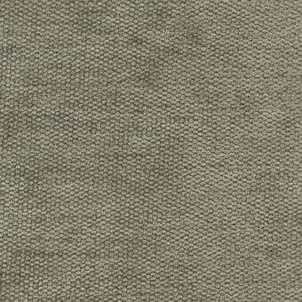 Porada fabric sample, Moran 103, nubby grayish-green texture with repeating circular pattern, matte finish, tightly woven structure.