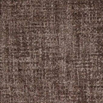 Brown textured fabric sample with granular patchwork pattern, matte finish, from Porada fabrics collection.