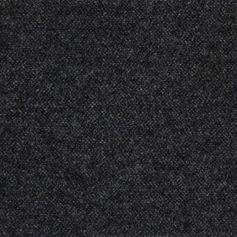 Dark gray serge fabric texture displaying a dense, heathered weave with subtle tonal variations and a matte finish.