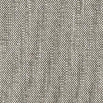 Silesia fabric sample, muted gray, dense woven texture with heathered effect and subtle vertical lines, matte finish, Porada Fabrics collection.