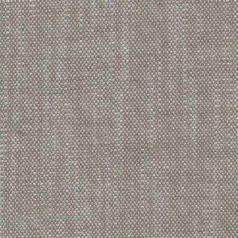 Woven fabric sample, muted gray tone, dense heathered texture with subtle granular appearance and compact uniform weave, Porada Silesia collection.