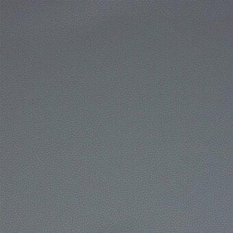 Porada Paros eco-leather texture, medium gray, subtly pebbled surface with fine grain and matte finish, even lighting.