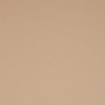 Porada Paros eco-leather fabric swatch in muted beige, displaying a matte finish and subtle textured grain pattern.