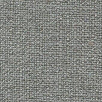 Woven fabric sample, muted gray, heathered texture; dense grid pattern with raised nubby surface, Porada Tress 604 fabrics collection.