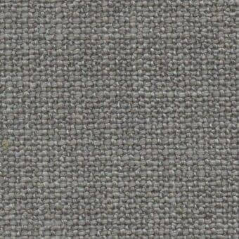 Woven fabric sample, muted gray tone, irregular nubby texture; Porada “Tress” fabric (d) collection, model 804, matte finish.