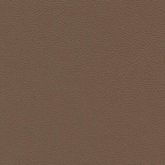 Brown leather texture sample with a fine, pebbled grain and even medium-tone, categorized as “leather (extra)” within the Porada 1607 collection.
