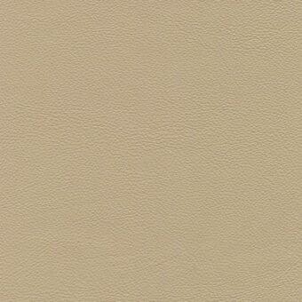 Leather texture sample, light beige, consistent grain pattern, smooth surface, Porada l604 leather (extra) collection, white background.