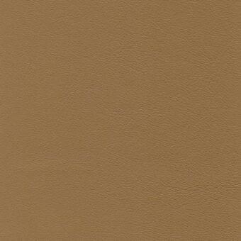 Porada L628 leather texture sample, medium-brown full-grain with subtle tonal variations and a fine, matte, pebbled pattern.