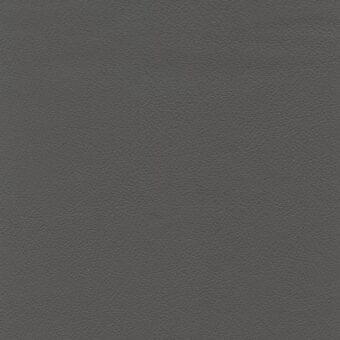 Dark gray leather texture sample, smooth matte finish, fine granular pattern, consistent tone with natural grain, Porada l660 collection.
