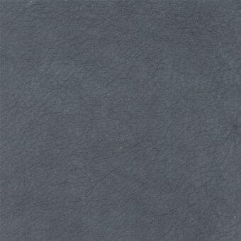 Porada nubuck leather sample 2108, dark gray, mottled texture with fine creases, matte finish, soft brushed grain.