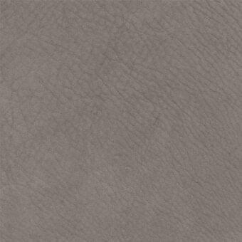 Porada nubuck leather sample 2115, muted gray, exhibiting a subtly mottled and distressed texture with fine, irregular lines.
