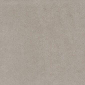 Porada nubuck leather sample 2118, gray-taupe, granular texture, brushed finish, muted warm tone on white background.