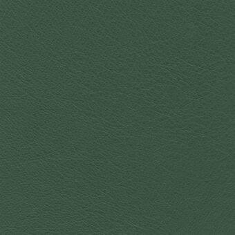Dark green leather texture with fine grain, displaying subtle creases and matte finish, evoking a soft, slightly distressed quality.