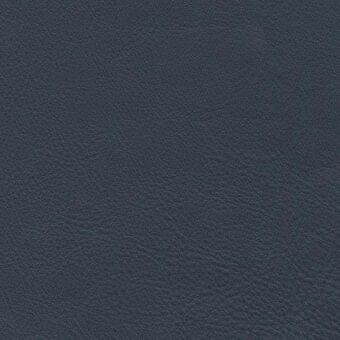 Dark blue full-grain leather texture sample against white, exhibiting a fine grain and matte finish; Porada leather (plus) 33.