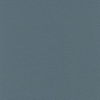 Blue-gray leather texture with mottled grain, matte finish, and dense pore network; sample labeled “d51” from Porada leather collection.