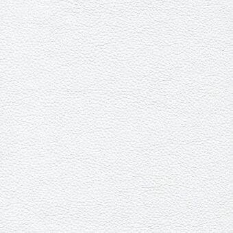 White leather texture with a dense, pebbled grain and matte finish, displaying a uniform surface and neutral, diffused lighting.