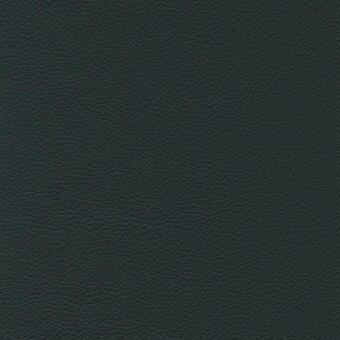 Dark green leather texture sample with a fine, pebbled grain; matte finish, labeled “porada > leathers > leather (regular) > d79.”