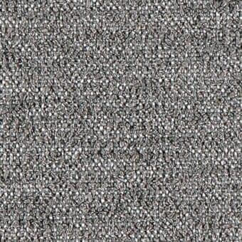 Potocco Aida A2H Grigio fabric texture, granular gray weave, tightly woven matte finish, subtle shade variations, indoor upholstery material.
