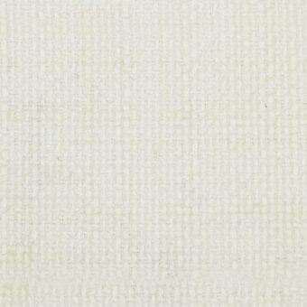 Potocco alba fabric, d6b burro, close-up of a tightly woven, creamy off-white textile with a subtle rectilinear pattern and matte finish.