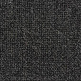 Potocco Alba D6M Nero fabric texture, dark gray woven upholstery with a dense square pattern and matte finish.
