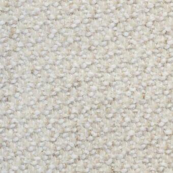 Potocco Betty A9K Bianco fabric, creamy white woven texture, nubby surface with heathered yarns and matte finish.