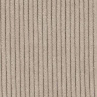 Brera A4E Beige fabric texture by Potocco, featuring vertical corduroy ribbing, muted beige tone, and a consistent matte finish.