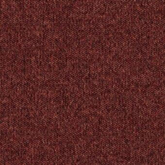 Terracotta fabric texture, densely woven with a nubby pile, warm red-brown mottled tone, matte finish, Potocco Cortina A9I indoor fabric.