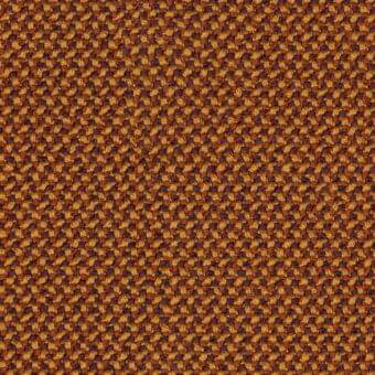 Potocco Dali C6H Senape fabric texture, woven brown and ochre pattern, looped construction, warm earthy tones, neutral background.