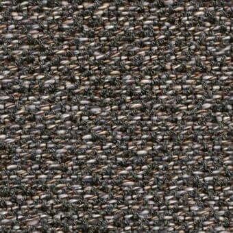 Delta B1E Antracite Melange fabric by Potocco, dark gray woven textile with subtle lighter gray and brown melange effect, dense matte texture.