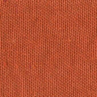 Dolino C9M upholstery fabric, terracotta orange woven texture, dense granular weave with matte finish, Potocco indoor collection.