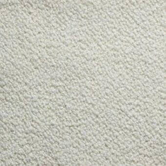 Panna fabric texture displaying a dense, rounded weave with a creamy white color and a plush, slightly irregular surface.