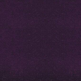 Potocco Doro H3I Prugna fabric texture, deep purple woven textile, tight pile, matte finish, upholstery covering sample.