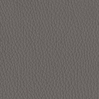 Potocco Geo Leather Grigio Scuro P2G, medium-dark gray embossed leather with repeating geometric diamond indentations and a matte finish.