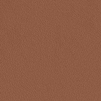 Potocco Galea leather Dattero C4V, a warm brown leather texture with a fine, dense grain and matte finish, displaying subtle tonal variations.