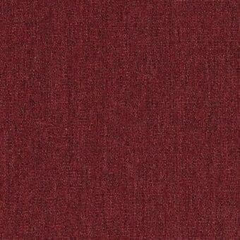 Woven fabric texture, muted brick red color, dense granular surface with a consistent matte finish and even diffused lighting.