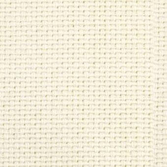 Potocco Skipper B4A Panna outdoor fabric, creamy off-white woven texture, tight grid pattern with rectangular shapes, matte finish.