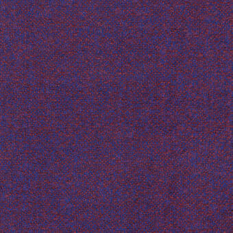 Blue woven fabric sample with red flecks, coarse texture, studio lighting, outdoor material, summer collection, Potocco coverings.