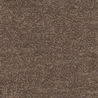 Woven fabric texture, terra cotta brown with beige and gray threads, dense irregular pattern, matte finish, heathered appearance.