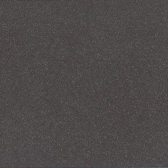 Lacquered metal surface, dark gray with matte finish, exhibiting a fine, embossed speckled texture; Potocco metals collection sample shown.