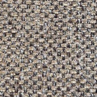Presotto Lanzarote fabric “b lnz03”, brown and gray heathered weave, coarse yarn texture, matte finish, durable construction.