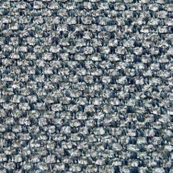 Presotto Lanzarote fabric, blue-gray woven texture, nubby fiber pattern, heathered effect, tight basketweave construction.