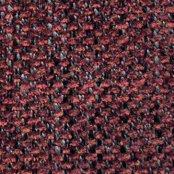 Lanzarote fabric texture, reddish-brown woven pattern, small rounded shapes, variegated mottled surface, Presotto collection B lnz80.