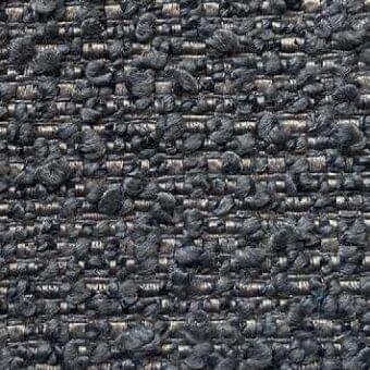 Presotto orsetto fabric b ors205, dark charcoal gray woven textile with nubby texture, matte finish, horizontal and vertical weave.